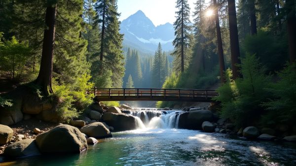 What makes rainbow falls in mammoth lakes a must-visit trail?